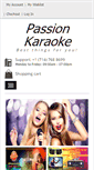 Mobile Screenshot of passion-karaoke.com